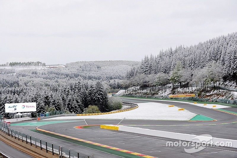 Spa-Francorchamps amanece nevado para las 6 horas del WEC