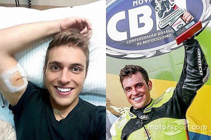 Piloto supera câncer raro e revela que ganhou corridas com cateter pela paixão às motos