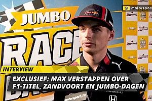 Exclusief: Verstappen over titelstrijd, Zandvoort en Jumbo Racedagen