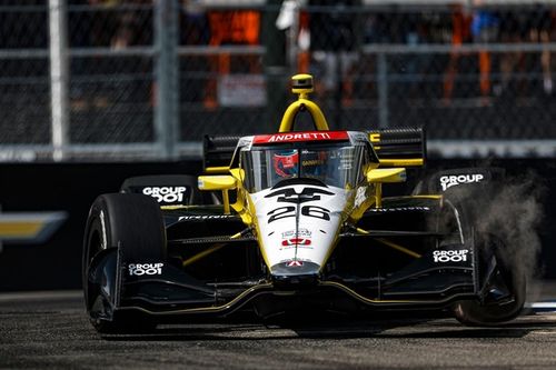 Colton Herta logra la pole de la IndyCar en Detroit; O'Ward es 18º