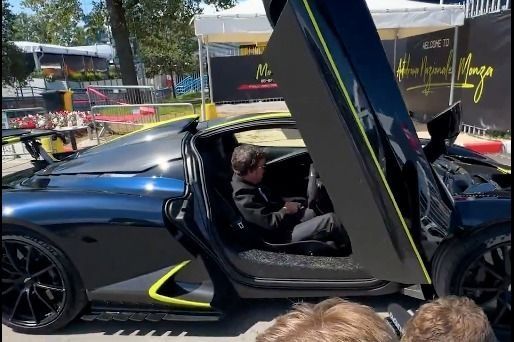 Alonso en el Valhalla en Monza