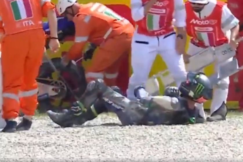Fabio Quartararo, caída Mugello