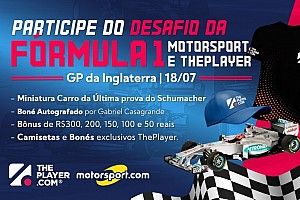 Fantasy ThePlayer Motorsport.com abre mercados para GP da Grã-Bretanha e dá miniatura de carro de Schumacher