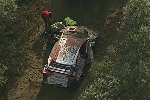 Neuville sale líder de un viernes criminal en el Rally Safari de Kenia