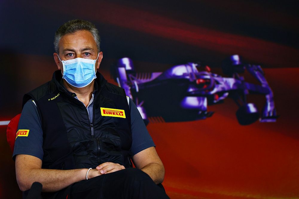 Mario Isola, Racing Manager, Pirelli Motorsport, durante la conferenza stampa dei Team Principal