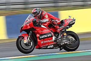 Bagnaia 'lucky' French MotoGP was wet after bike issue