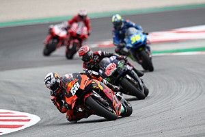 Barcelona MotoGP: Oliveira holds on to score KTM's first 2021 win