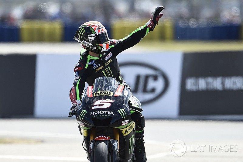 Deuxième place Johann Zarco, Monster Yamaha Tech 3