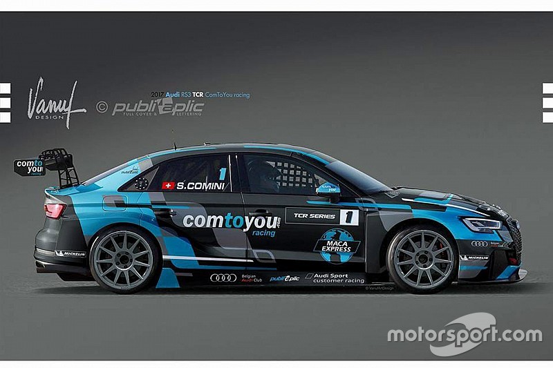 Comini a caccia del terzo titolo con l'Audi della Comtoyou Racing