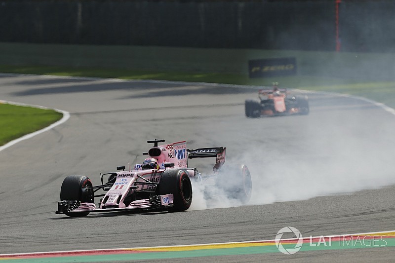 Ocon sobre Pérez: "Puso en riesgo mi vida a 300km/h"