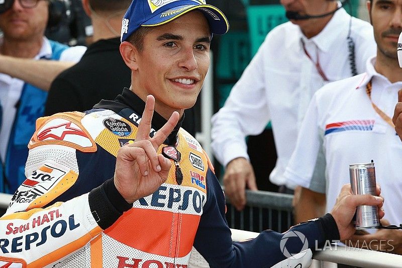 Meski start ketiga, Marquez tetap senang