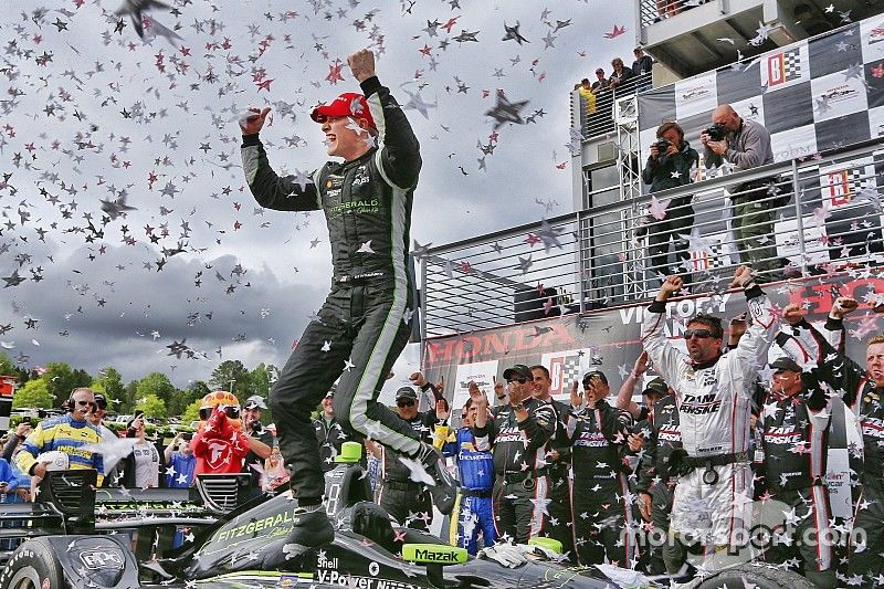 Barber IndyCar: Power puncture hands Newgarden the win