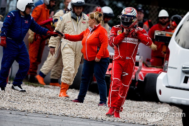 【F1】バルセロナテスト2日目:ボッタス首位。ライコネンがクラッシュ