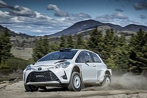 Harry Bates shakes down AP4 Yaris in Australia