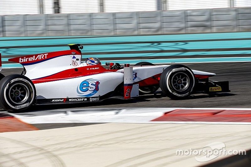 Дебютант Элбон стал быстрейшим во второй день тестов GP2