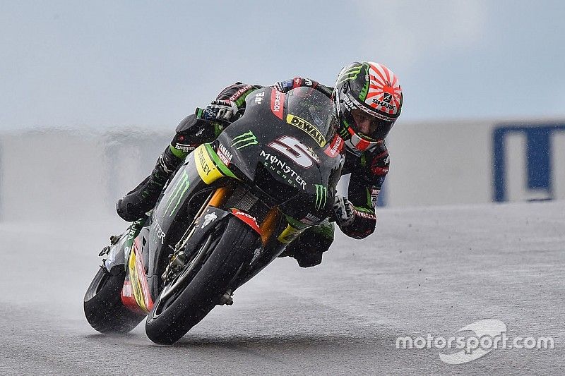 Zarco comenzó adelante bajo la lluvia en Brno