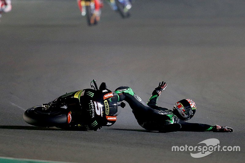 Che debutto per Zarco: cade ma comanda la gara di Losail per 6 giri!
