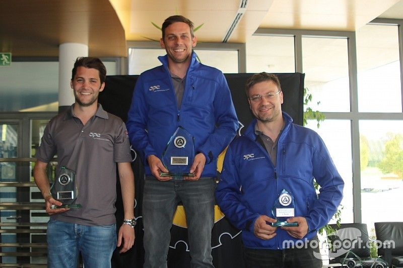 Christian Zimmermann, Thierry Kilchenmann, Fabio Gubitosi, podium OPC Challenge