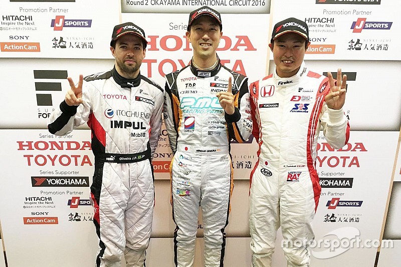スーパーフォーミュラ第2戦:予選トップ3会見