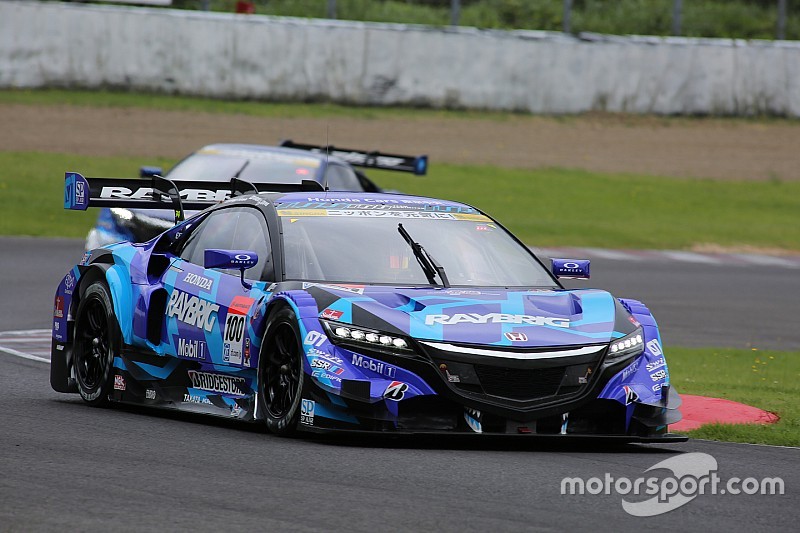 スーパーGT第4戦SUGO公式練習:新エンジン搭載、NSXの100号車が首位発進