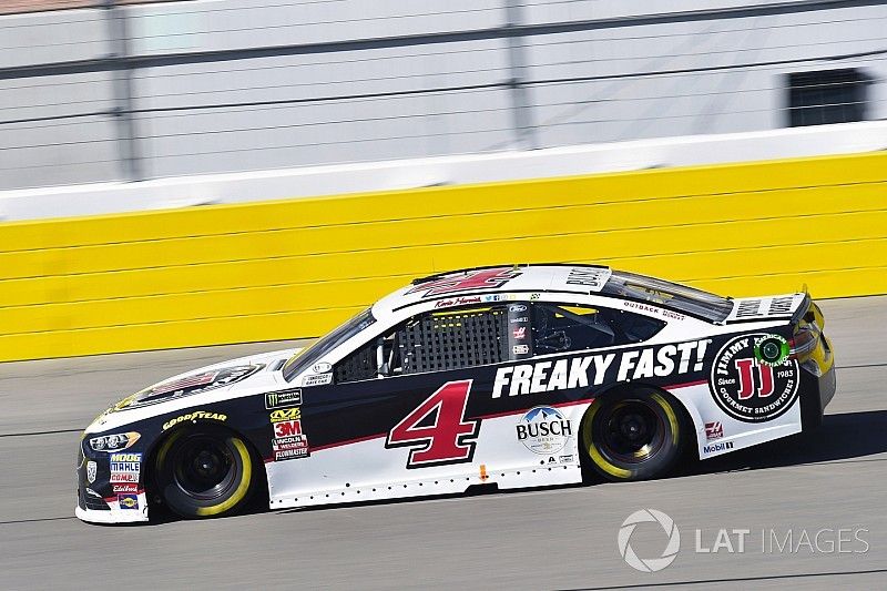 Kevin Harvick's crew chief says brace failure led to bowed rear window