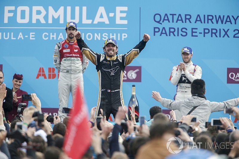 Vergne festejó ante su gente en París