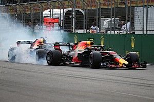 Vídeo y fotos: el accidente de los Red Bull, protagonistas en Bakú