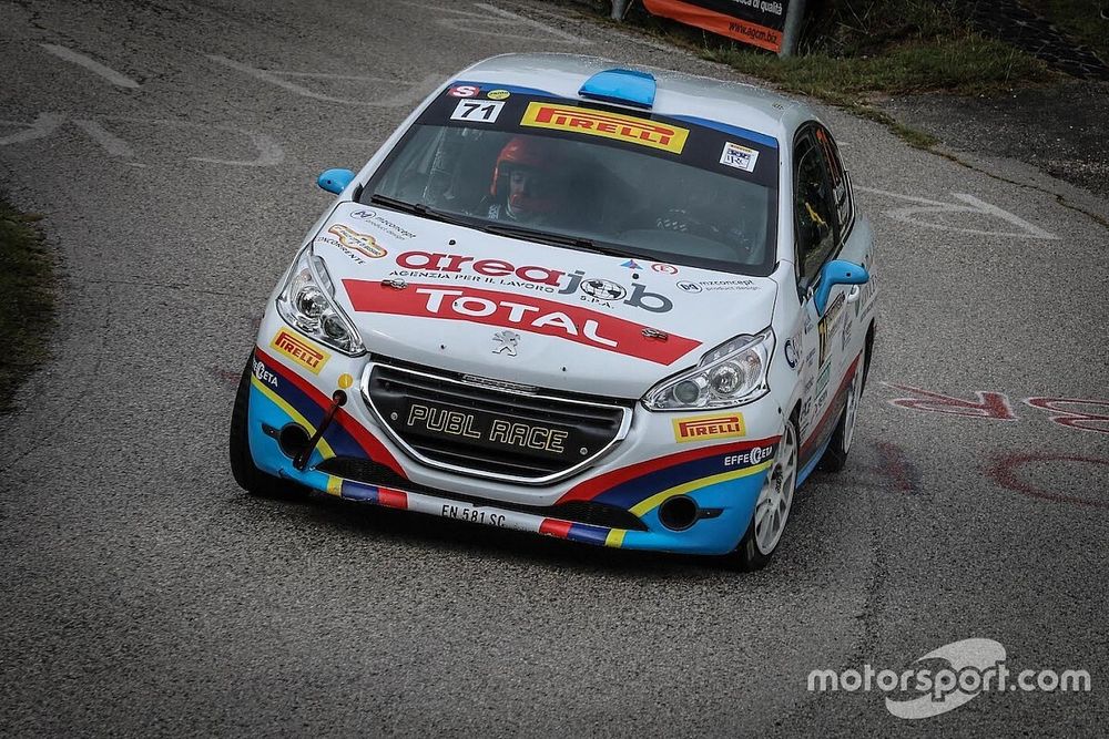 Alessandro Zorra, vince la Peugeot Competition 208 Rally Cup PRO