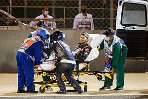 Grosjean: notte in ospedale dopo il rogo del Bahrain. No fratture