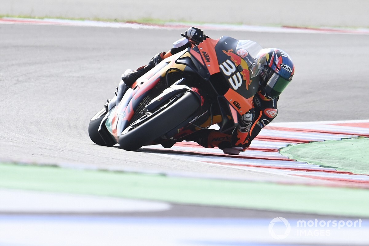 Binder voor Nakagami op vrijdag van GP Emilia-Romagna
