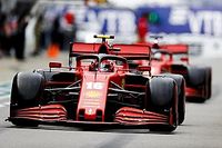 Leclerc, "enojado" con Ferrari tras la clasificación