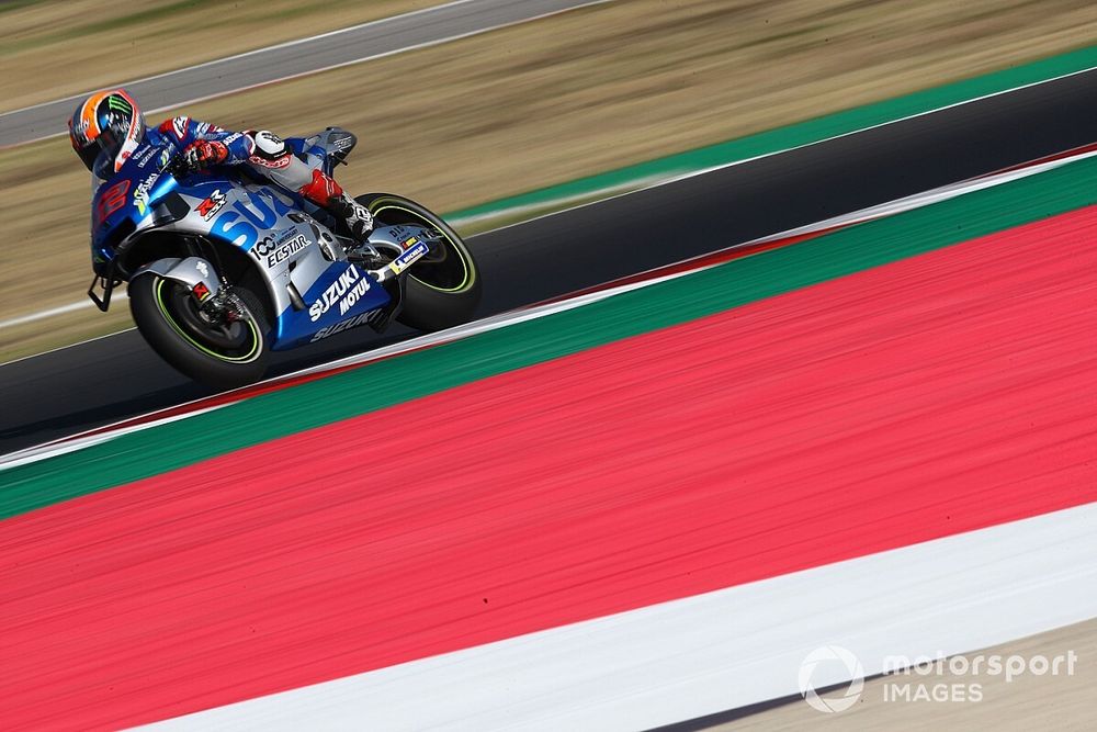Rins: “No soy capaz de parar la moto, nunca nos había pasado”
