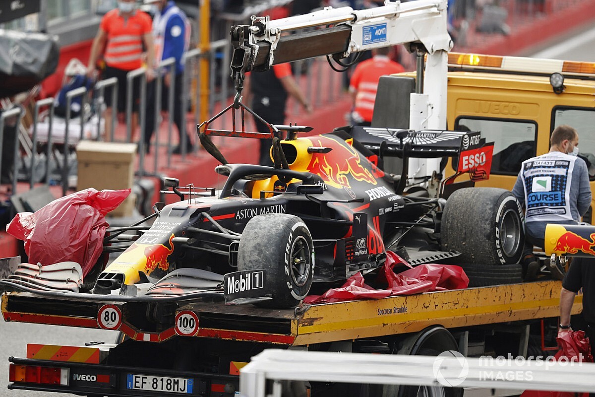 Horner: Verstappen's F1 tyre failure "totally instantaneous"