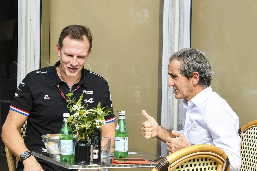 Esteban Ocon, Alpine F1 y Alain Prost, Alpine F1 Team 