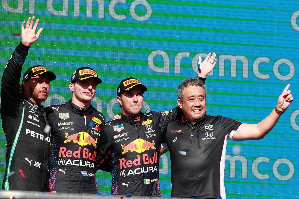 戦略バッチリで米国GP制覇。ホンダ田辺豊治TD「レッドブル・ホンダとして、チーム力を発揮できた」