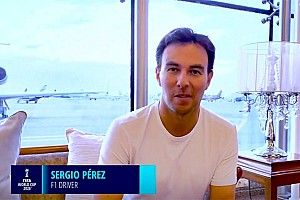 Sergio Pérez, embajador de México para la Copa del Mundo de la FIFA