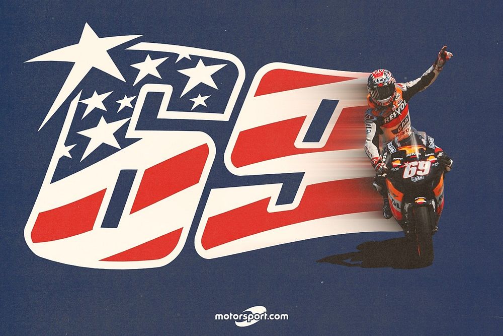 La première victoire MotoGP de Nicky Hayden au Grand Prix des États-Unis 2005