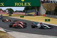 Russell se "frotaba las manos" con la lluvia en Hungr&iacute;a 