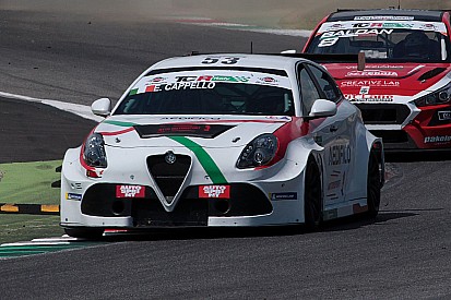 Adriano Bernazzani sulla Alfa Romeo di Otto Motorsport ad Imola