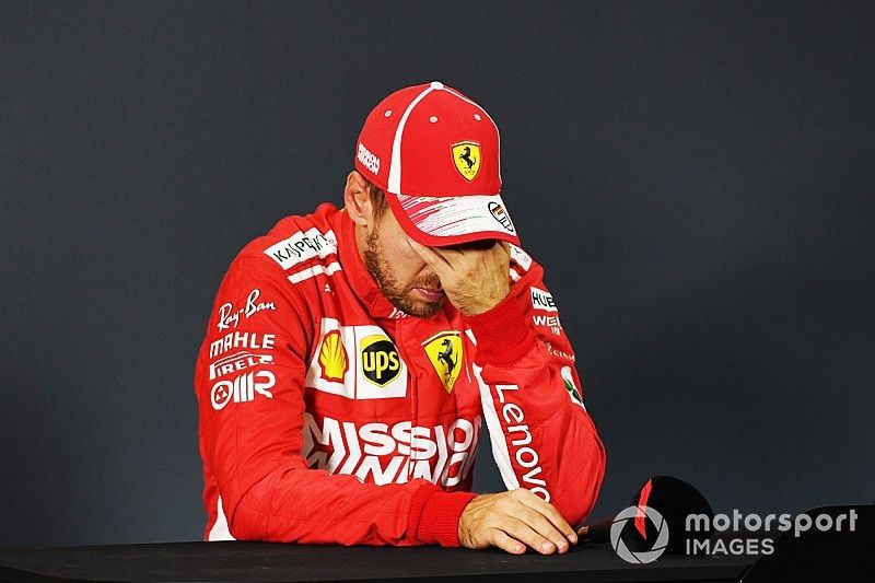 Sebastian Vettel, Ferrari en conferencia de prensa