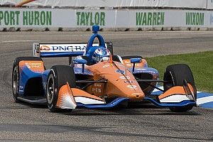 Диксон выиграл воскресную гонку IndyCar в Детройте, Эрикссон завоевал первый подиум