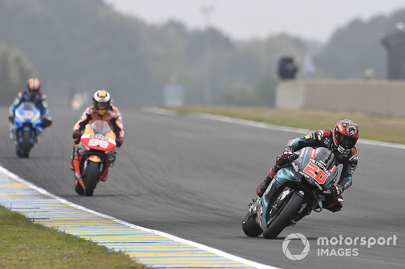 Quartararo logró la vuelta rápida en Le Mans con el modo de clasificación