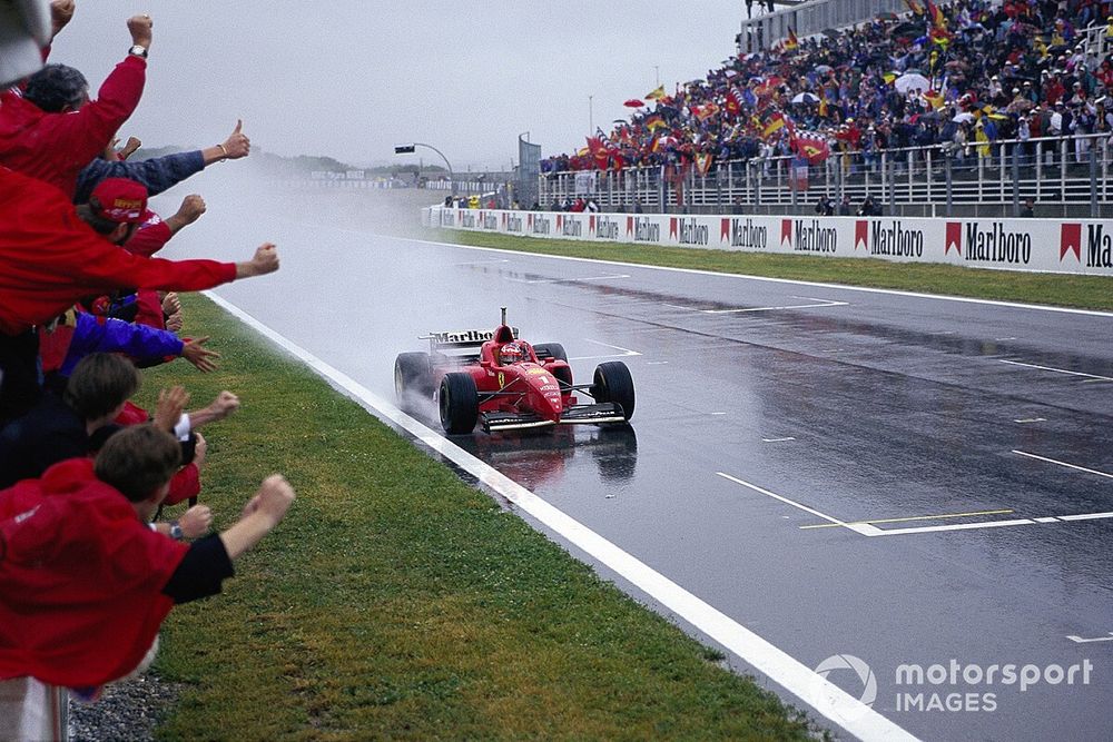 雨中の快進撃2:シューマッハー、フェラーリ王朝への第一歩:1996年スペインGP
