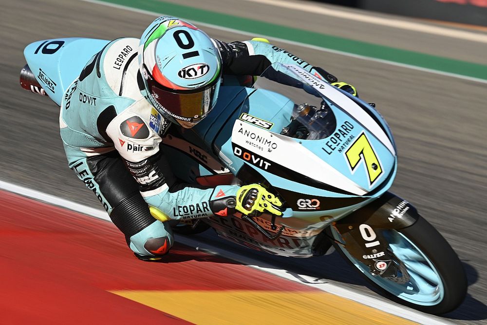 Hasil FP3 Moto3 Aragon: Dennis Foggia Pertajam Catatan Waktu