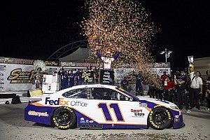 Hamlin advances in NASCAR playoffs with timely Vegas Cup win