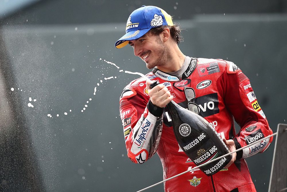Bagnaia ne pense pas qu'il aurait battu Binder en restant en slicks