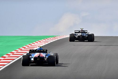 De startopstelling voor de F1 Grand Prix van Turkije