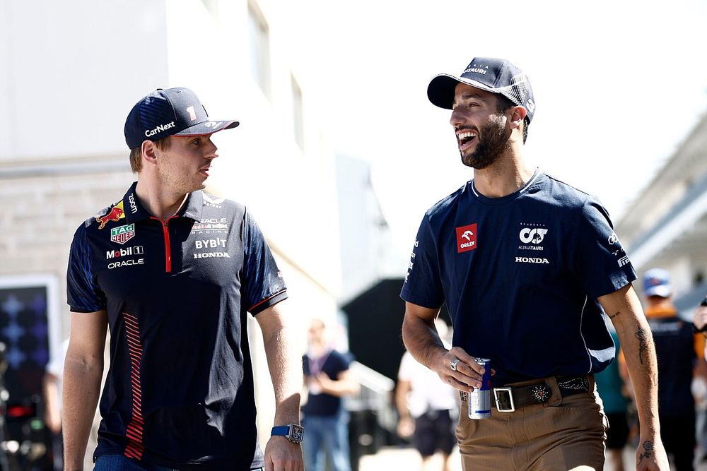 Max Verstappen, Red Bull Racing, Daniel Ricciardo, Scuderia AlphaTauri 