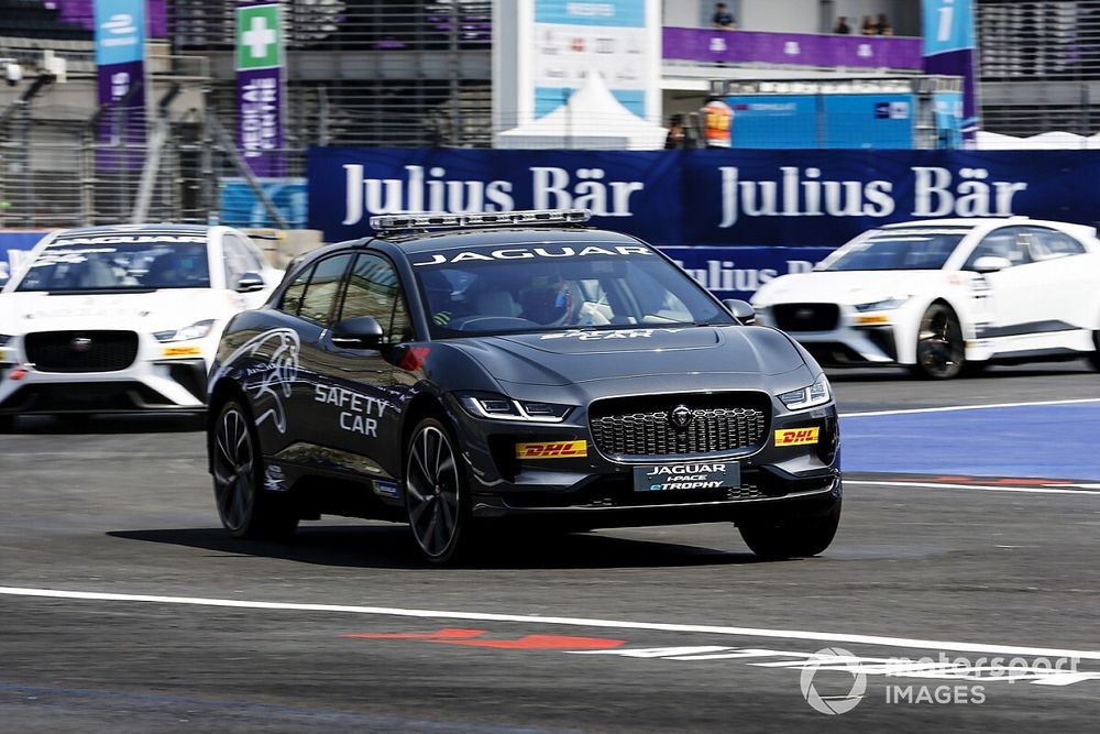 The Jaguar I-Pace eTrophy Safety Car