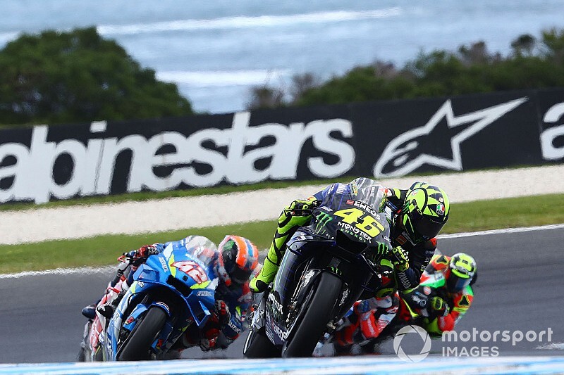 Rossi "le plus lent de tout le groupe en ligne droite"